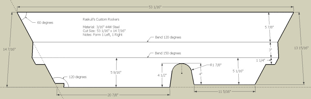 Custom Rockers Drawing - My Jeep TJ